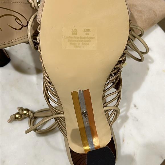 NWT Sam Edelman Ankle -Tie Kitten Heels - Picture 8 of 11